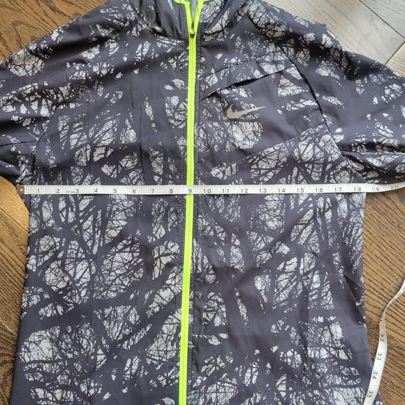 Nike Windbreaker Tree Branch Pattern Full Zip Jacket - Picture 7 of 10